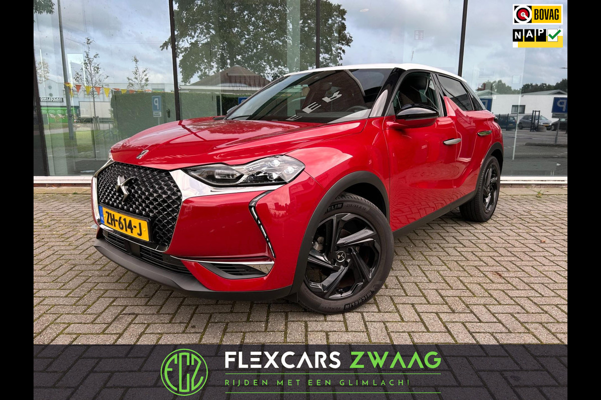 DS DS 3 Crossback 1.2 Turbo 100pk So Chic - Navi - Leder - Camera - Winterpakket - Org.NL