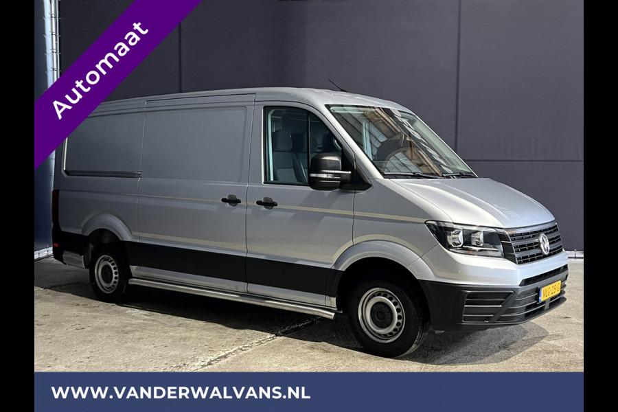 Volkswagen Crafter 2.0 TDI 141pk Automaat L3H2 L2H1 Euro6 Airco | 2x Zijdeur | Camera | Navigatie Apple Carplay, Android Auto, Cruisecontrol, Bijrijdersbank, 3000kg trekvermogen