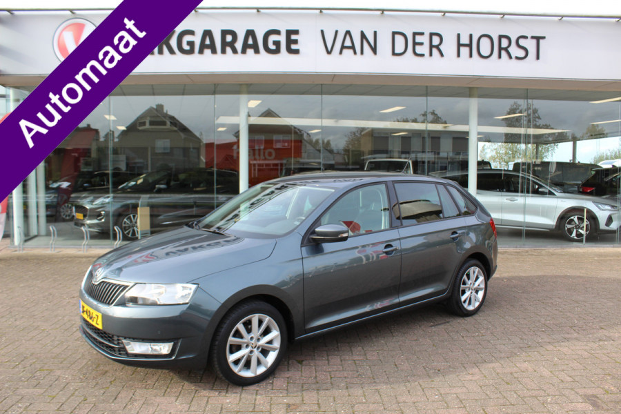 Škoda Rapid Spaceback 1.2 TSI Greentech JOY , Automaat, Unieke auto Climate control , cruise control , Navigatie, Bluetooth , Trekhaak LM velgen , Parkeer sensoren v+a