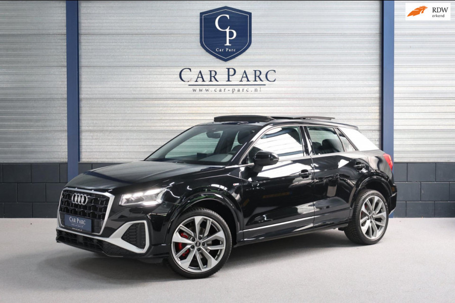 Audi Q2 35 TFSI S Edition 3x S-LINE/LED/VIRTUAL/PANO/HALF LEDER+S.VERWRAMING/19" LMV/CAM/PDC/ACC/ECC/12 MND GARANTIE!