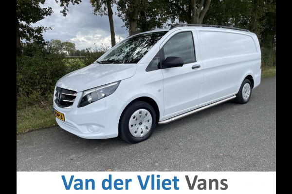 Mercedes-Benz Vito 111 CDI E6 115pk XL L3 3 zits Lease €286 p/m, Werkplaatsinrichting, Airco, Camera, Onderhoudshistorie aanwezig