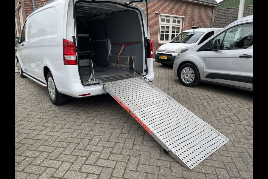 Mercedes-Benz Vito 111 CDI E6 115pk XL L3 3 zits Lease €286 p/m, Werkplaatsinrichting, Airco, Camera, Onderhoudshistorie aanwezig