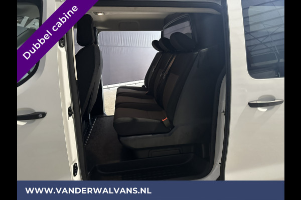 Peugeot Expert 2.0 BlueHDI 123pk L3H1 Dubbele cabine Euro6 Airco | 2x Zijdeur | Navigatie | 6-Zits 2500kg Trekhaak, Parkeersensoren, Apple Carplay, Android Auto, Cruisecontrol