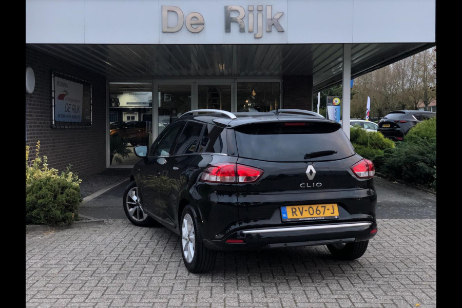 Renault Clio Estate 0.9 TCe Limited | Navi, PDC, Cruise, DAB, Airco, LED Dagrij, Bass Reflex | Dealeronderhouden | 1e Eigenaar |