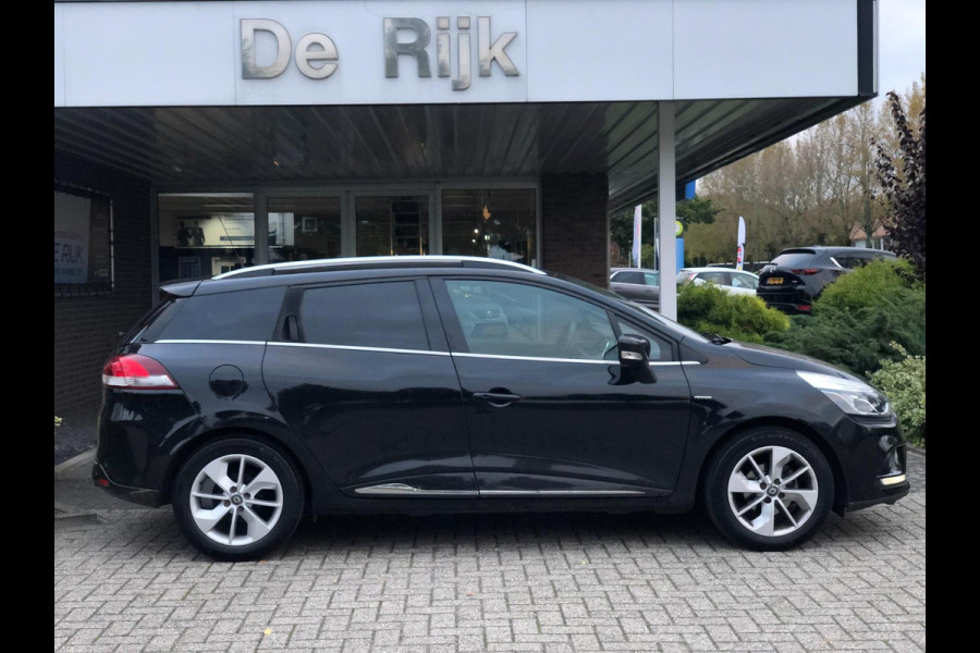 Renault Clio Estate 0.9 TCe Limited | Navi, PDC, Cruise, DAB, Airco, LED Dagrij, Bass Reflex | Dealeronderhouden | 1e Eigenaar |