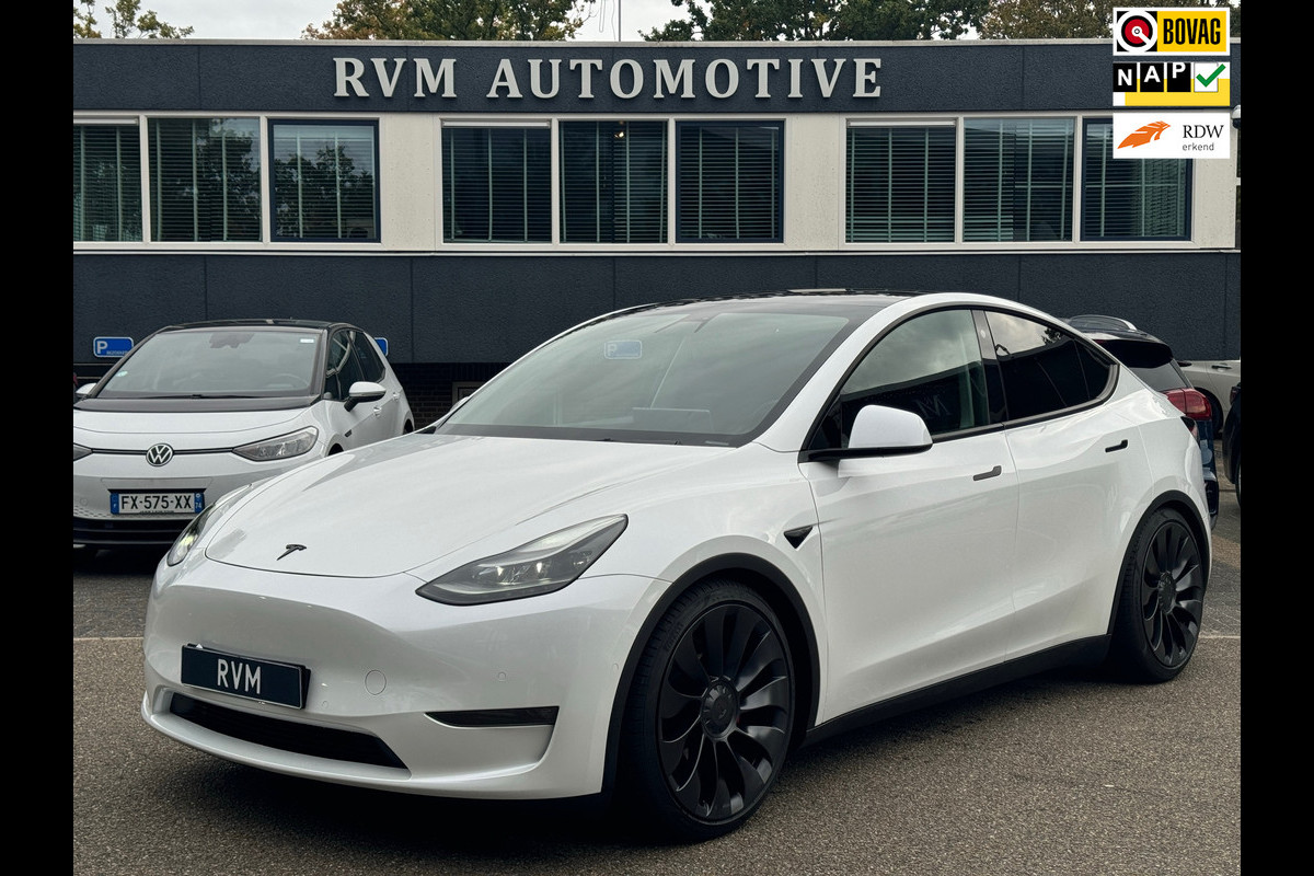 Tesla Model Y Performance AWD 75 kWh | AUTOPILOT | STOELVERWARMING VOOR + ACHTER | TESLAGARANTIE T/M 9-2026