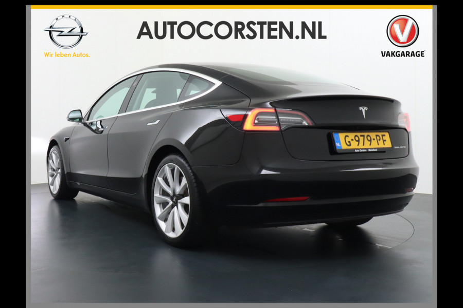 Tesla Model 3 Long Range Trekhaak 1000kg!  75 kWh 463PK FSD-vb. Premium Audio 4wd 19" AutoPilot Pano.dak Camera Leer Adaptive-Cruise+Stop&Go   Veel grip door AWD vierwielaandrijving.  Origineel Nederlandse auto ! grootste accu ! tot 16,5 kwh thuis laden, 120kw/h snelladen per uur !