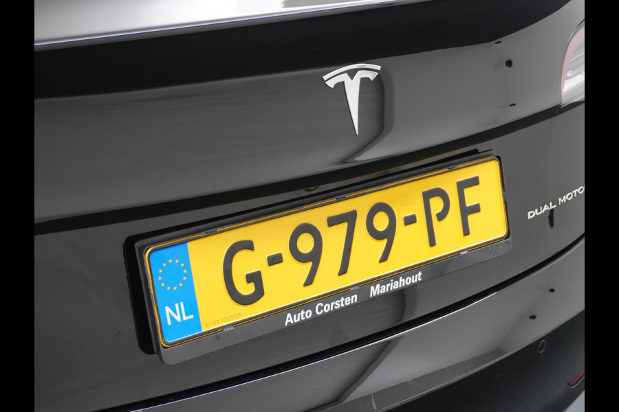 Tesla Model 3 Long Range Trekhaak 1000kg!  75 kWh 463PK FSD-vb. Premium Audio 4wd 19" AutoPilot Pano.dak Camera Leer Adaptive-Cruise+Stop&Go   Veel grip door AWD vierwielaandrijving.  Origineel Nederlandse auto ! grootste accu ! tot 16,5 kwh thuis laden, 120kw/h snelladen per uur !