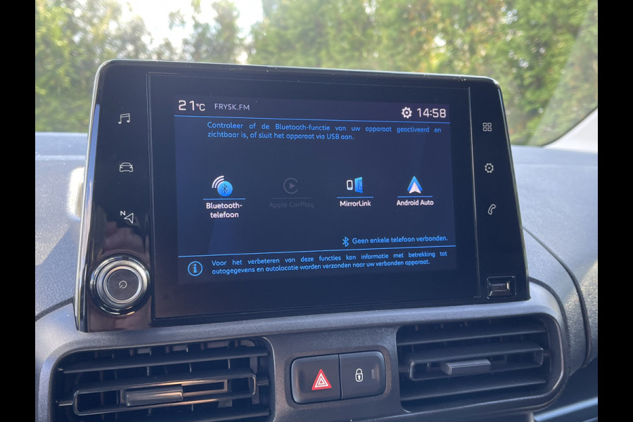 Peugeot Partner 1.5 BlueHDI 102 PK LONG / L2H1 / AIRCO / CRUISE / CARPLAY / 3-ZITS / PDC