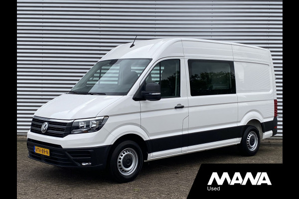 Volkswagen Crafter 30 2.0TDI 141PK L3H3 DC Dubbel cabine Airco Sensoren Cruise Car-Play Navigatie Bluetooth Trekhaak