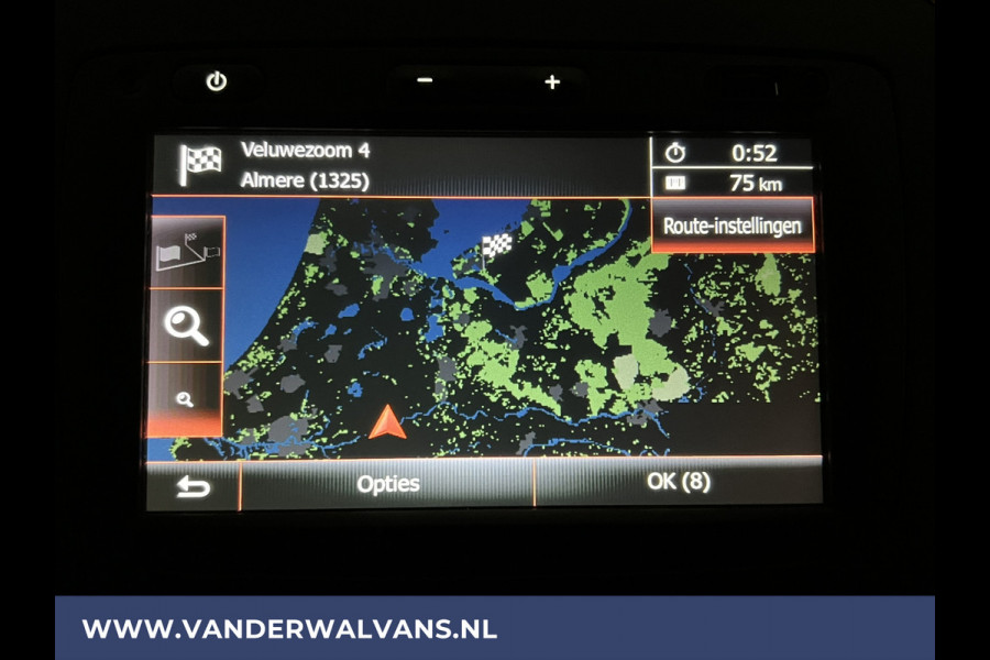 Renault Trafic 1.6 dCi 126pk L2H1 Euro6 Airco | 2x zijdeur | Navigatie | Trekhaak | Cruisecontrol Parkeersensoren, Bijrijdersbank