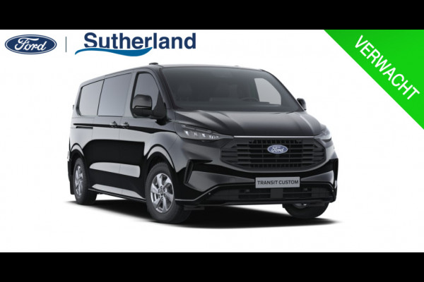 Ford Transit Custom 300 2.0 TDCI L2H1 Limited DC | Dubbele Cabine | Elek. Inklapbare Trekhaak | 17 inch | Passagiersstoel | Stoelverwarming | NIEUW! |