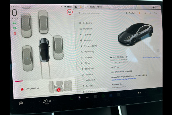 Tesla Model 3 Long Range AWD 75 kWh 88% SOH Trekhaak (1.000kg)