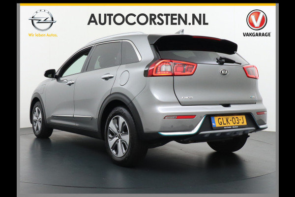 Kia Niro AUT. 6 141pk PHEV Leer+Elektr.+Verwarmd+Gekoeld/Geventileerd! Schuifdak Navi Apple Android Carplay AutoPilot Stuurbekr. Camera P Chroompack Priv.Glass Stuurverwarmd Licht+Regensensor trekhaak (1300kg trekgewicht /265Nm)k/ 37.000 nieuw !!