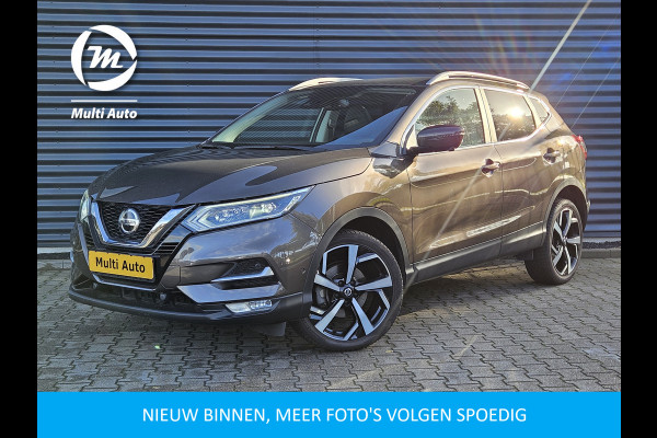 Nissan QASHQAI 1.3 DIG-T Tekna + 160pk Automaat | Panodak | Adaptive Cruise | 360 Camera | BOSE Sound | 19"L.M | Navi | Sportstoelen Verwarmd | Apple Carplay |