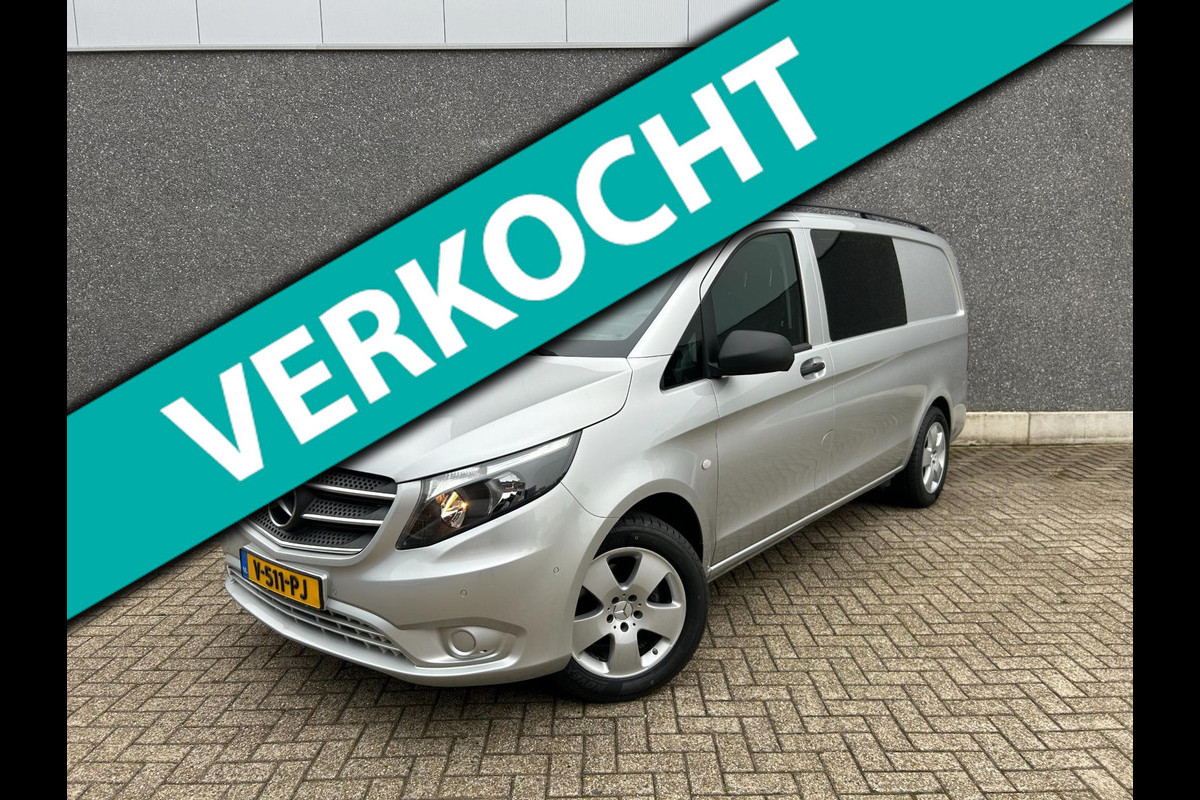 Mercedes-Benz Vito 114 CDI Lang DC Comfort | AUTOMAAT | TREKHAAK | A.CAMERA | LEDER | NAVI | CC | PDC | APK T/M 1-6-2025 | TOPPER