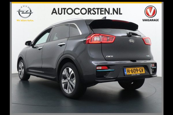 Kia e-Niro 204pk 64 kWh AutoPilot Leer Navi Apple Carplay Android Warmtepomp Adaptive-Cruise Head-Up-Display Uitparkeerwaarschuwing ACC Cam ESP Dodehoek detectorAutonomous Emergency Braking Priv.Glas bots waarschuwing systeem Regen+Verlichtings-sensor Vermoeidheids herkenning Anti-Verbl.b-spiegel Orig. NL auto 1e eigenaar Dealer onderhouden 46000 nieuw!