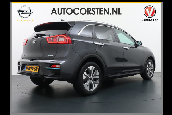 Kia e-Niro 204pk 64 kWh AutoPilot Leer Navi Apple Carplay Android Warmtepomp Adaptive-Cruise Head-Up-Display Uitparkeerwaarschuwing ACC Cam ESP Dodehoek detectorAutonomous Emergency Braking Priv.Glas bots waarschuwing systeem Regen+Verlichtings-sensor Vermoeidheids herkenning Anti-Verbl.b-spiegel Orig. NL auto 1e eigenaar Dealer onderhouden 46000 nieuw!