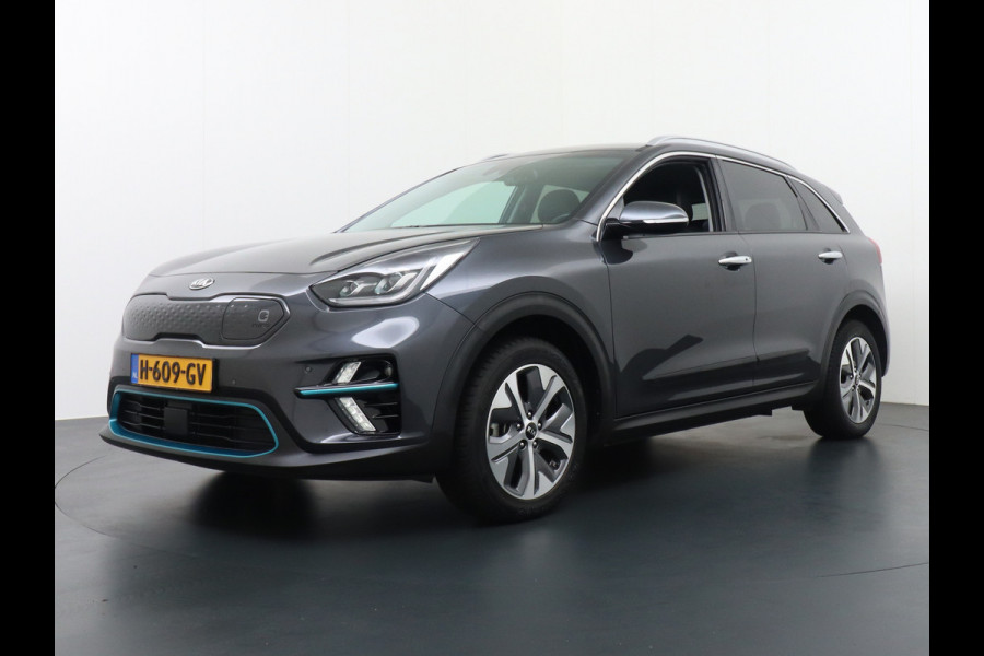 Kia e-Niro 204pk 64 kWh AutoPilot Leer Navi Apple Carplay Android Warmtepomp Adaptive-Cruise Head-Up-Display Uitparkeerwaarschuwing ACC Cam ESP Dodehoek detectorAutonomous Emergency Braking Priv.Glas bots waarschuwing systeem Regen+Verlichtings-sensor Vermoeidheids herkenning Anti-Verbl.b-spiegel Orig. NL auto 1e eigenaar Dealer onderhouden 46000 nieuw!