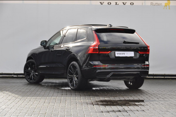 Volvo XC60 T6 350PK Automaat AWD Plus Black Edition / Elektrisch bedienbare voorstoelen met geheugen / Stoelverwarming voor en achter / Panoramadak / Pilot assist / Adaptive cruise control / Elektrische achterklep / Keyles entry