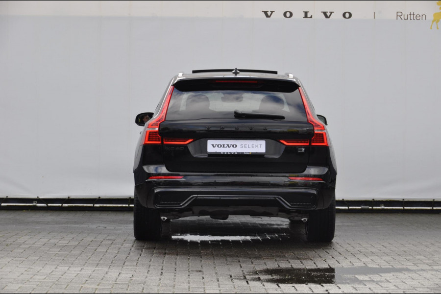 Volvo XC60 T6 350PK Automaat AWD Plus Black Edition / Elektrisch bedienbare voorstoelen met geheugen / Stoelverwarming voor en achter / Panoramadak / Pilot assist / Adaptive cruise control / Elektrische achterklep / Keyles entry