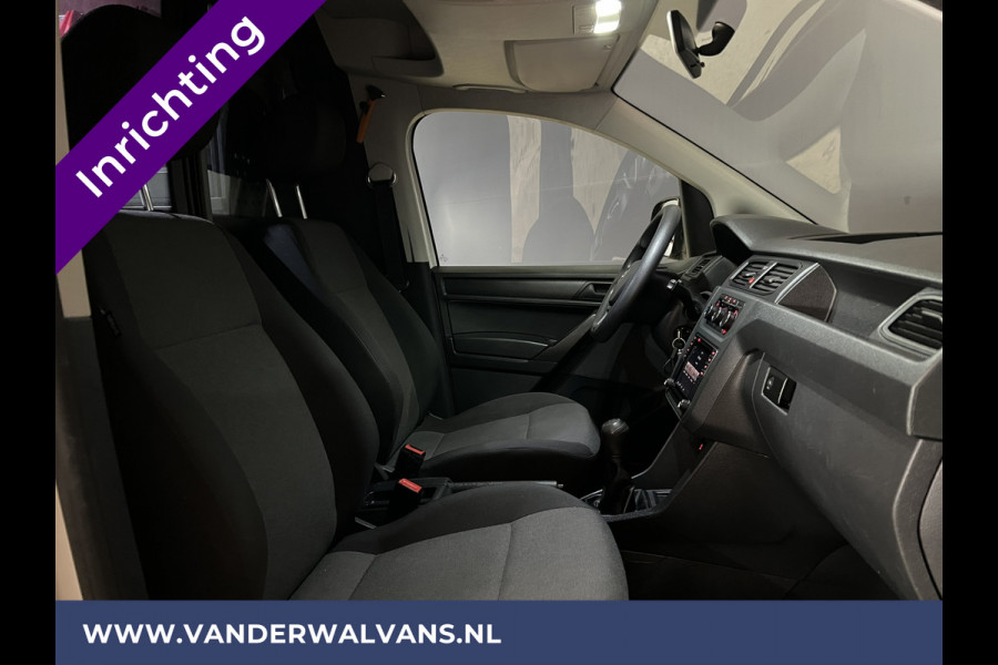 Volkswagen Caddy 2.0 TDI 102pk L2H1 inrichting Euro6 Airco | Navigatie | Apple Carplay | 1500kg trekhaak Android Auto, Cruisecontrol, Parkeersensoren