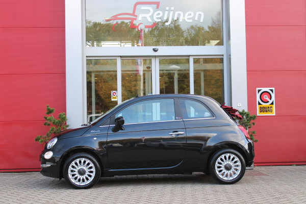 Fiat 500C 1.0 Hybrid Dolcevita | APPLE CARPLAY/ANDROID AUTO | DAB+ RADIO | PARKEERSENSOREN ACHTER | LEDEREN BEKLEDING | CLIMATE CONTROL | CRUISE CONTROL | LICHTMETALEN VELGEN | REGEN/LICHT SENSOR |