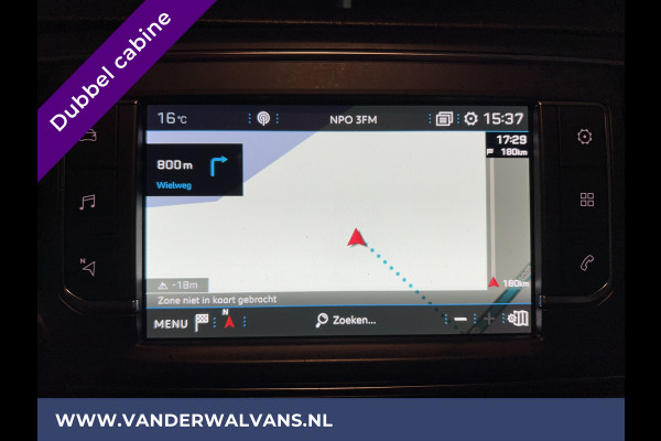 Peugeot Expert 2.0 BlueHDI 123pk L3H1 Dubbele Cabine Euro6 Airco | 6-Zits | Navigatie | Apple Carplay Android Auto, Cruisecontrol, Parkeersensoren, 2500kg Trekhaak