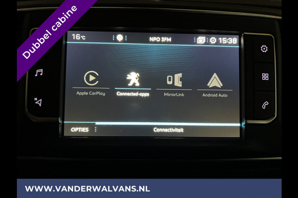 Peugeot Expert 2.0 BlueHDI 123pk L3H1 Dubbele Cabine Euro6 Airco | 6-Zits | Navigatie | Apple Carplay Android Auto, Cruisecontrol, Parkeersensoren, 2500kg Trekhaak