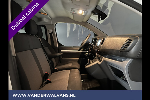 Peugeot Expert 2.0 BlueHDI 123pk L3H1 Dubbele Cabine Euro6 Airco | 6-Zits | Navigatie | Apple Carplay Android Auto, Cruisecontrol, Parkeersensoren, 2500kg Trekhaak