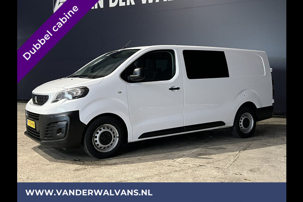 Peugeot Expert 2.0 BlueHDI 123pk L3H1 Dubbele Cabine Euro6 Airco | 6-Zits | Navigatie | Apple Carplay Android Auto, Cruisecontrol, Parkeersensoren, 2500kg Trekhaak