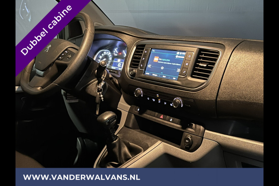 Peugeot Expert 2.0 BlueHDI 123pk L3H1 Dubbele Cabine Euro6 Airco | 6-Zits | Navigatie | Apple Carplay Android Auto, Cruisecontrol, Parkeersensoren, 2500kg Trekhaak