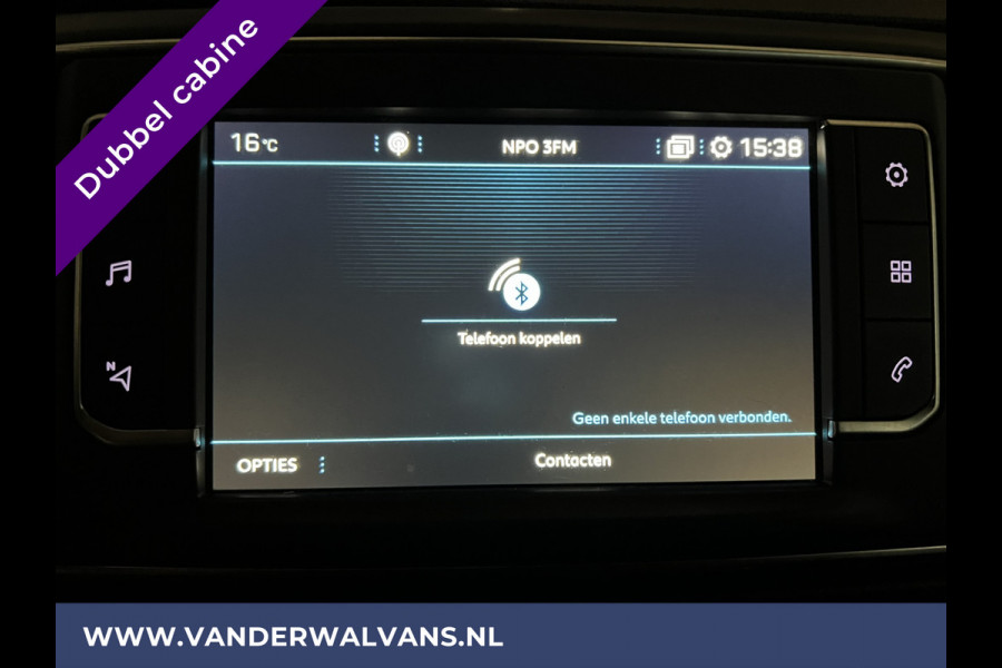 Peugeot Expert 2.0 BlueHDI 123pk L3H1 Dubbele Cabine Euro6 Airco | 6-Zits | Navigatie | Apple Carplay Android Auto, Cruisecontrol, Parkeersensoren, 2500kg Trekhaak