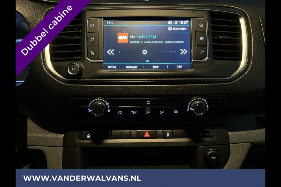 Peugeot Expert 2.0 BlueHDI 123pk L3H1 Dubbele Cabine Euro6 Airco | 6-Zits | Navigatie | Apple Carplay Android Auto, Cruisecontrol, Parkeersensoren, 2500kg Trekhaak