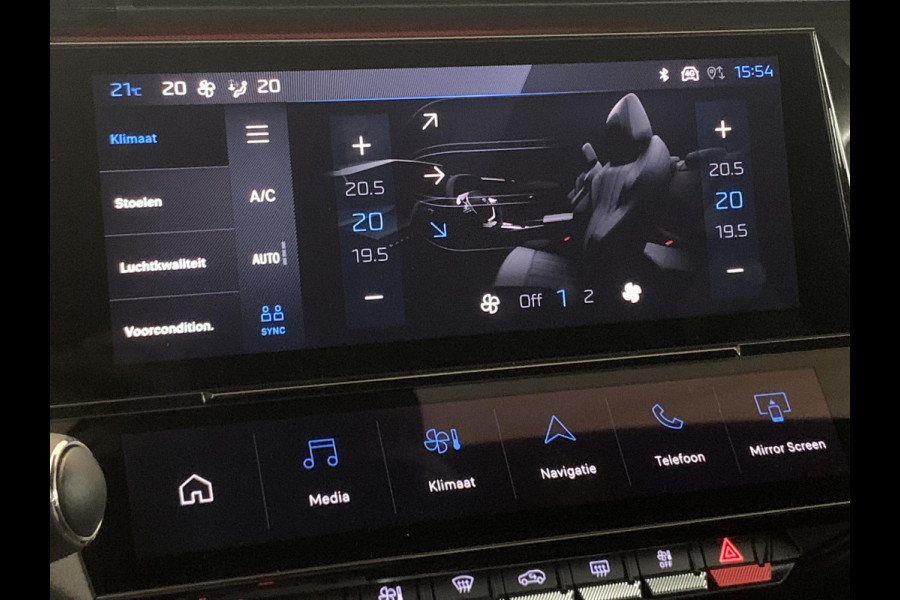 Peugeot 308 1.6 Plug-in Hybrid 225pk GT | Navigatie | 360° camera | AGR comfortstoel | Stoelverwarming | Draadloze Apple Carplay/Android Auto | Keyless entry/start |