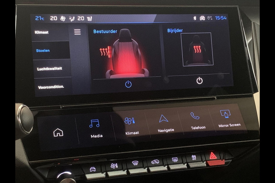 Peugeot 308 1.6 Plug-in Hybrid 225pk GT | Navigatie | 360° camera | AGR comfortstoel | Stoelverwarming | Draadloze Apple Carplay/Android Auto | Keyless entry/start |