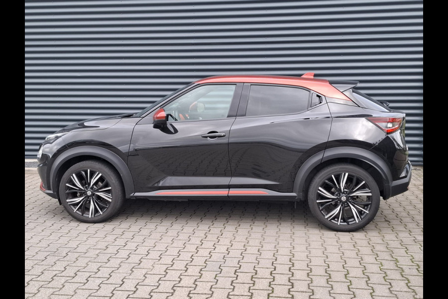 Nissan Juke 1.0 DIG-T N-Design | Lederen Sporstoelen | Adaptive Cruise | Bose Sound | Two Tone |  Navigatie | 360 Camera | L.M. 19" | Camera | DAB |