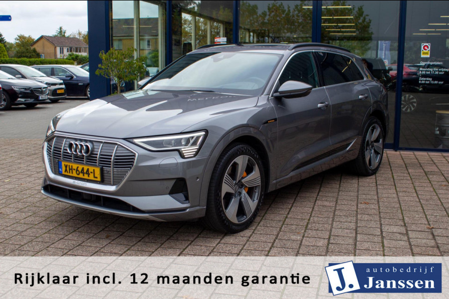 Audi e-tron 55 Quattro Advanced 95 kWh | Prijs rijklaar incl. 12 mnd garantie | Panodak Leder Alarm 360 Camera Elek Klep