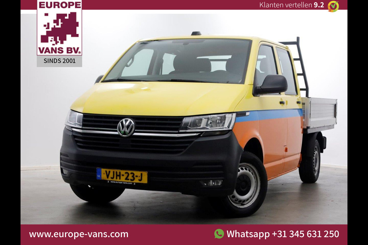 Volkswagen Transporter T6.1 2.0 TDI Lang D.C. Open Laadbak Airco/CarPlay 02-2021