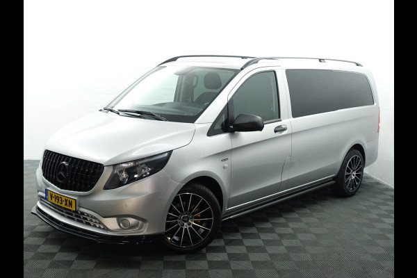 Mercedes-Benz Vito 114 CDI Lang Dubbel Cabine Aut. Night Edition Navi I ECC I Sidebars I AMG LMV I PDC I MF Stuur