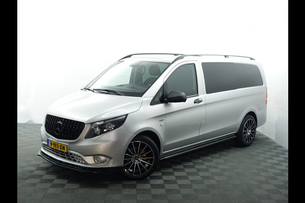 Mercedes-Benz Vito 114 CDI Lang Dubbel Cabine Aut. Night Edition Navi I ECC I Sidebars I AMG LMV I PDC I MF Stuur