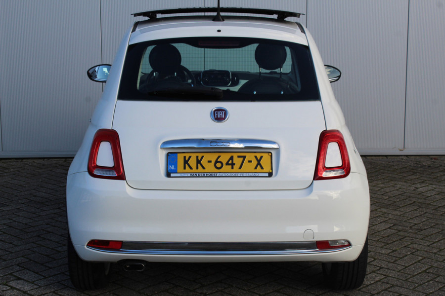 Fiat 500 0.9-80pk TwinAir Turbo Lounge. Erg nette, luxe en goed onderhouden wagen, voor nog jaren rijplezier ! Airco, lederen interieur, elektrisch panorama schuif/kanteldak, LM wielen, navigatie, bluetooth telefoonvoorb., USB uitgang etc.