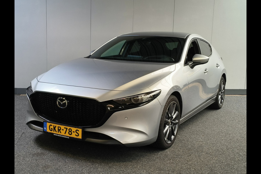 Mazda 3 2.0 e-SkyActiv-G M Hybrid 122 AUTOMAAT Comfort uit 2023 Rijklaar + Fabrieksgarantie tot 03-2026 Henk Jongen Auto's in Helmond,  al 50 jaar service zoals 't hoort!