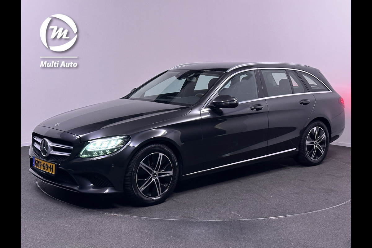 Mercedes-Benz C-Klasse Estate 180 Premium | Carplay | Sfeerverlichting | Navi | DAB | Sportstoelen Verwarmd | Camera | Spraakbediening |