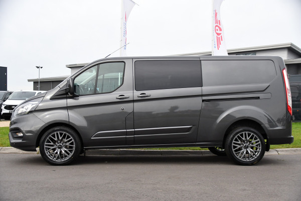 Ford Transit Custom 320 2.0 TDCI L2H1 DC Limited Raptor Edition Camera, Cruise, Carplay, Automaat, Stoelverwarming, LED, Automaat, 130PK, Dubbel cabine