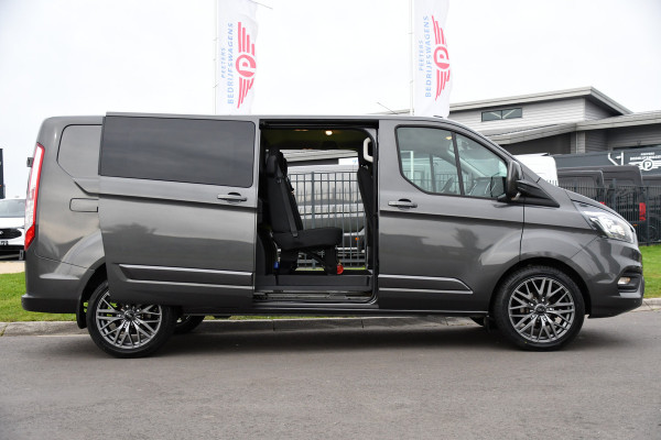 Ford Transit Custom 320 2.0 TDCI L2H1 DC Limited Raptor Edition Camera, Cruise, Carplay, Automaat, Stoelverwarming, LED, Automaat, 130PK, Dubbel cabine