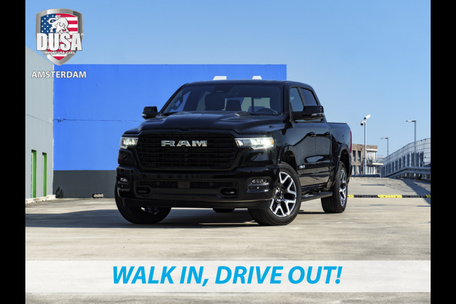 Dodge Ram 1500 | Laramie | Sport | Crew Cab | 4X4 | 2025 | Panorama | 12-inch Touchscreen | Sport Package Meerprijs extra opties / Accessoires zoals Deksel, Backflip, Fenders, wraps, Stripings etc