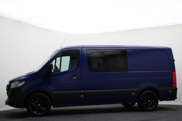 Mercedes-Benz Sprinter 314 CDI Aut. L2H1 DC 6-zits Leer, Camera, Apple Carplay, Standkachel, Cruise, Airco, Trekhaak, 18''