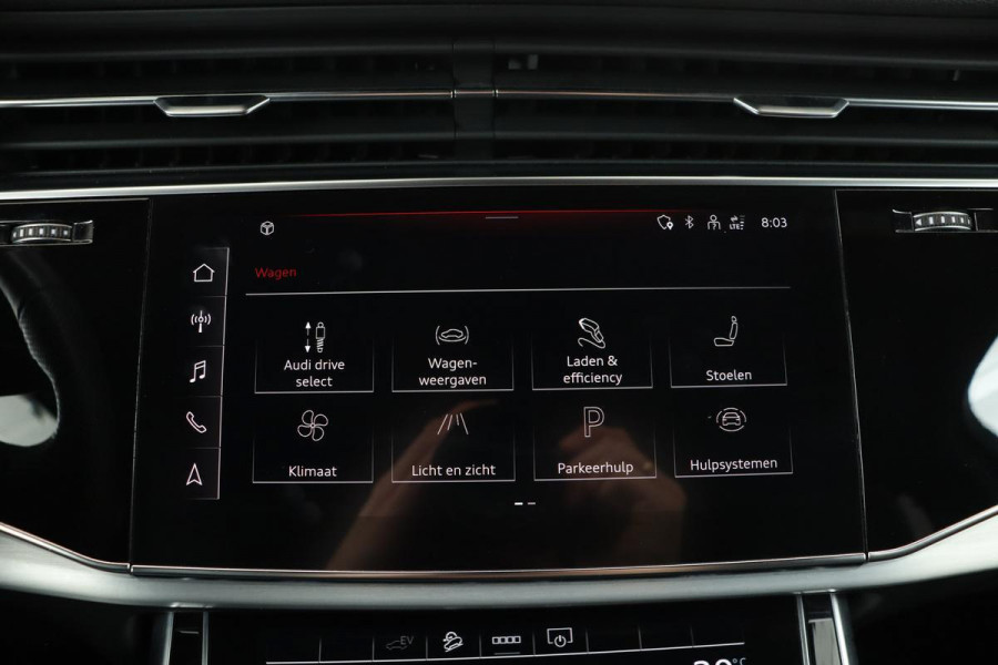 Audi Q7 60 TFSIe quattro S-line | Adaptive cruise | 360 camera | Trekhaak | Carplay | Matrix LED | Luchtvering | Half leder