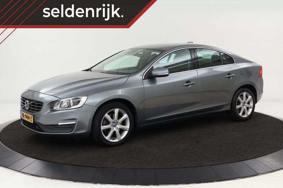 Volvo S60 1.5 T2 Polar+ | Leder | Stoel & stuurverwarming | Trekhaak | Standkachel | Harman/Kardon | Navigatie | Xenon | Camera | Memory | DAB